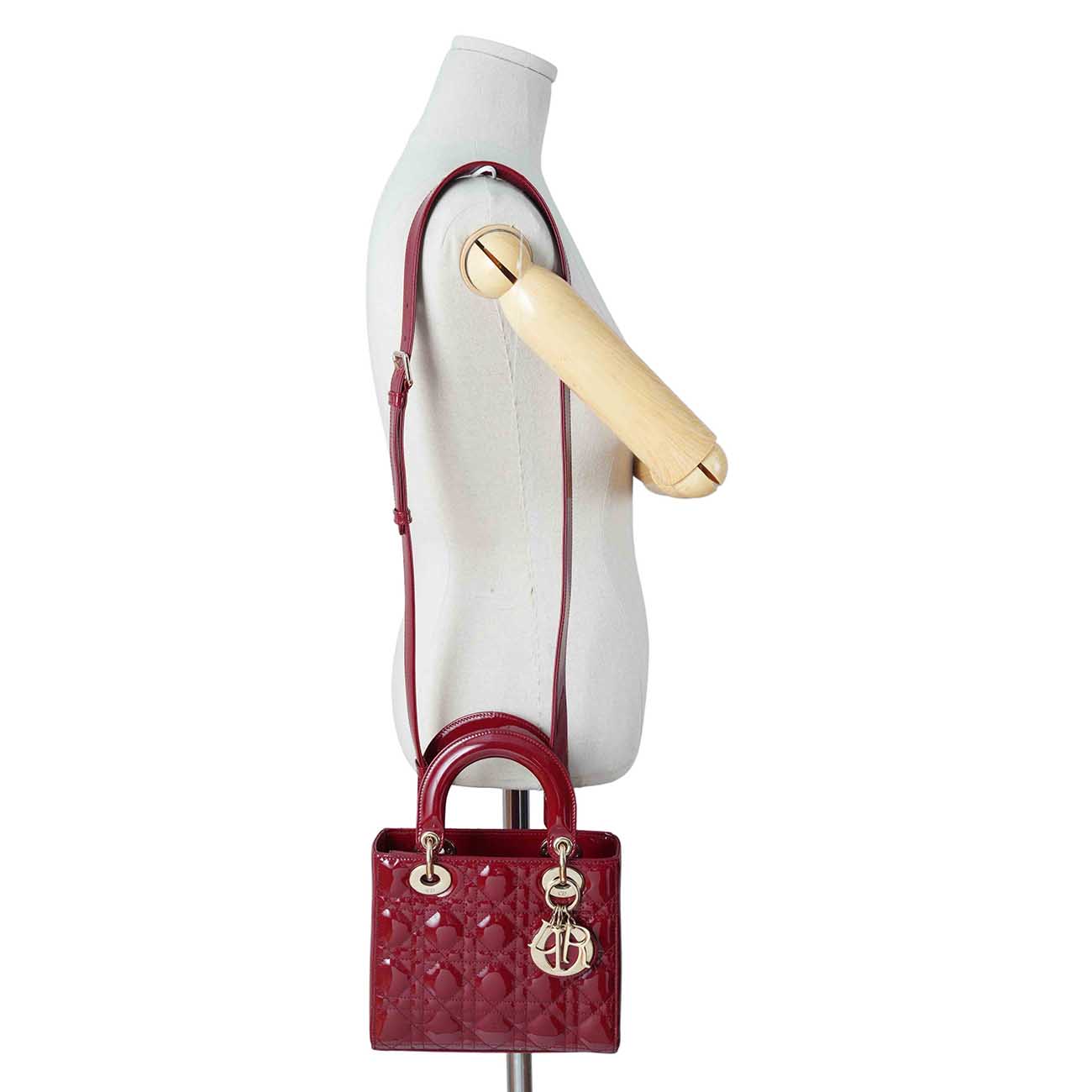 CHRISTIAN DIOR(USED)크리스찬디올 페이던트 레이디디올 스몰 백